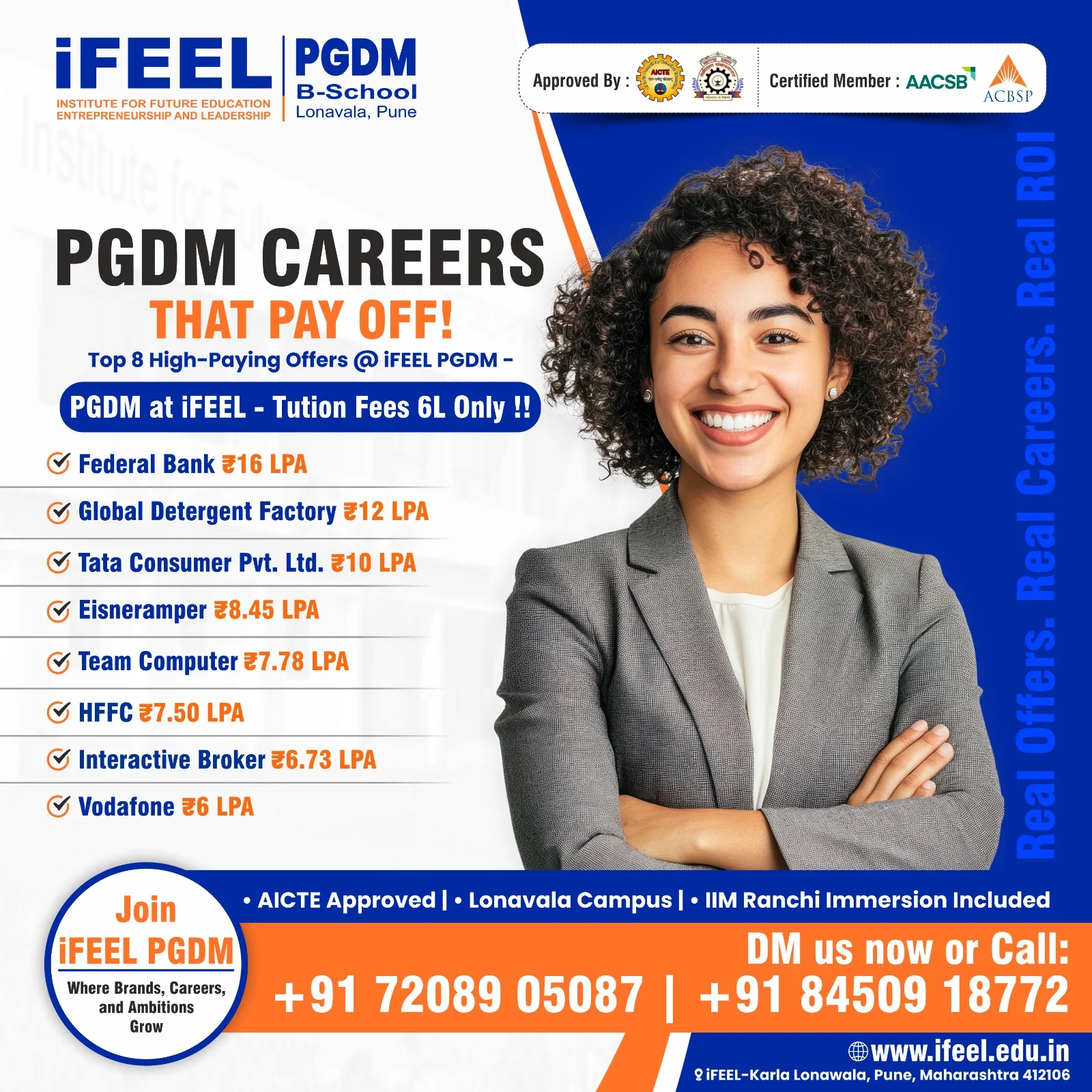 Student admission creative design for iFEEL