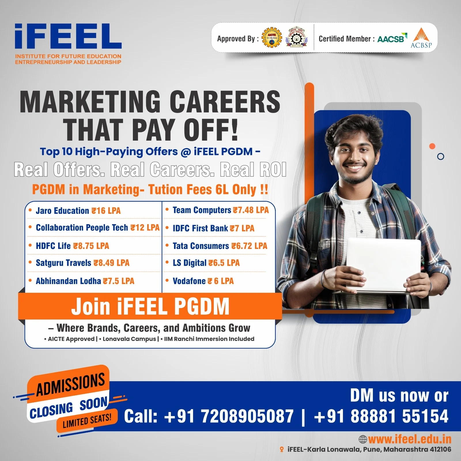 Education social media creative for iFEEL