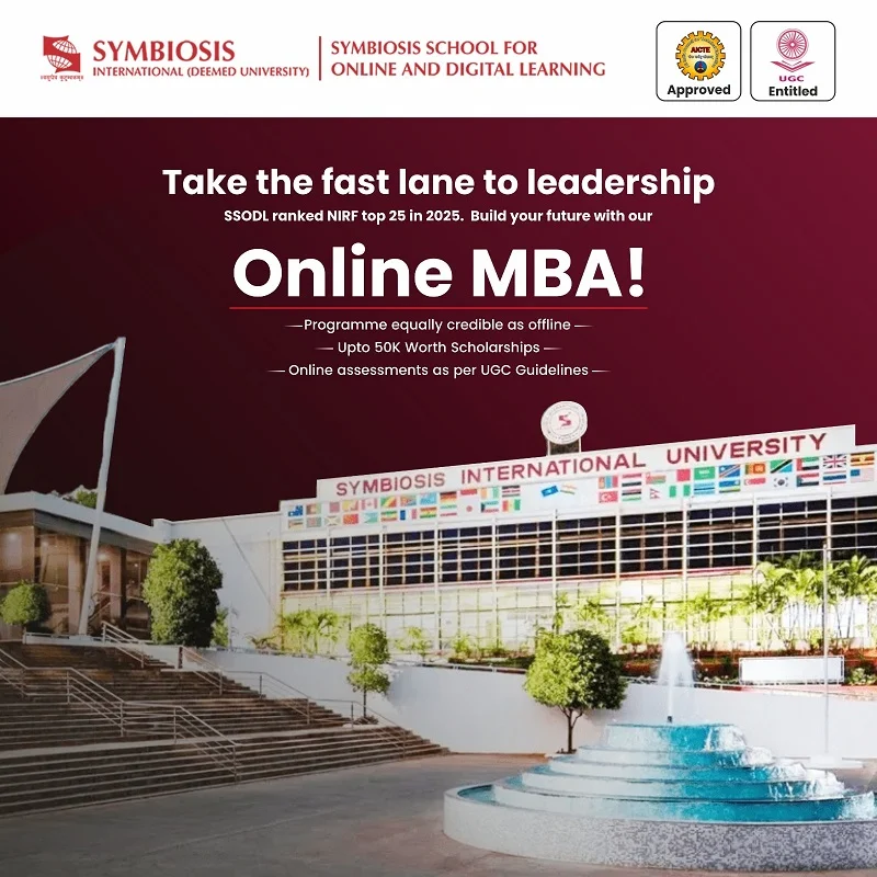 Education social media creative for Symbiosis